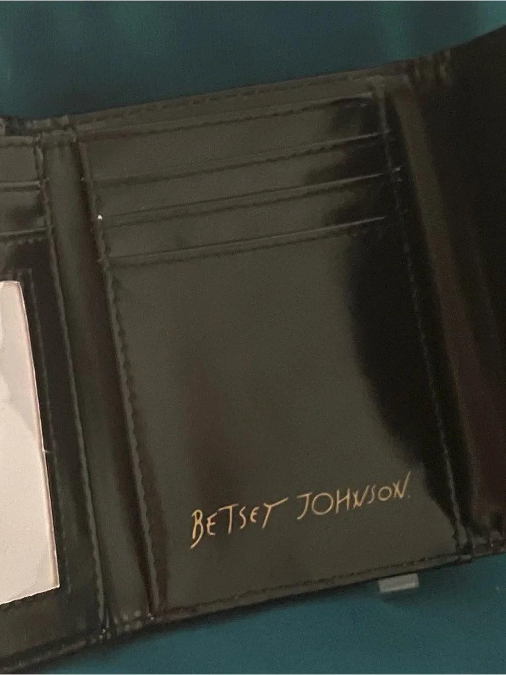 NWOT Betsey Johnson Black Floral Wallet With Multicolor Blooms